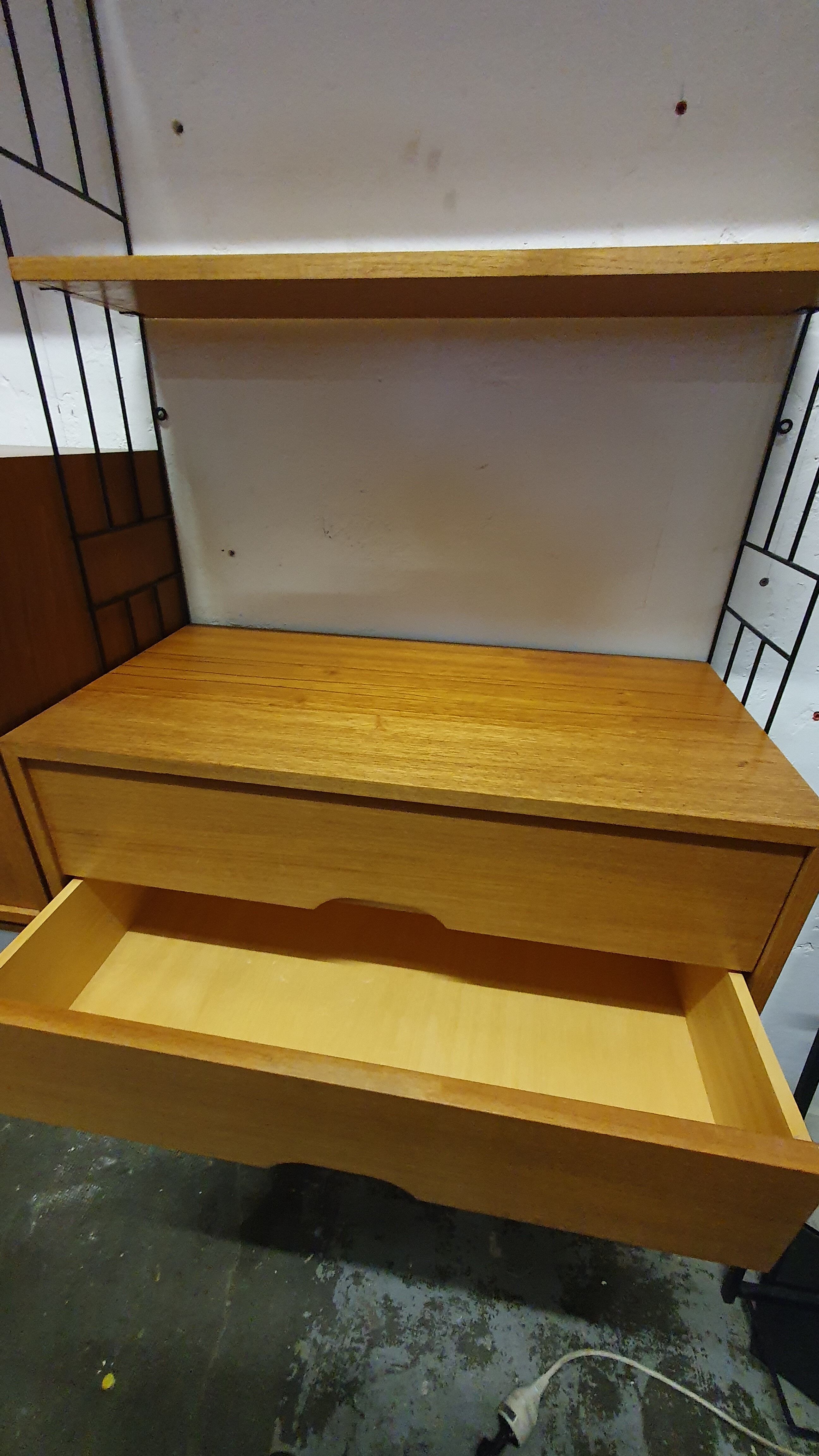 Wall bookcase wall bookcase edition WHB Germany from the 60s