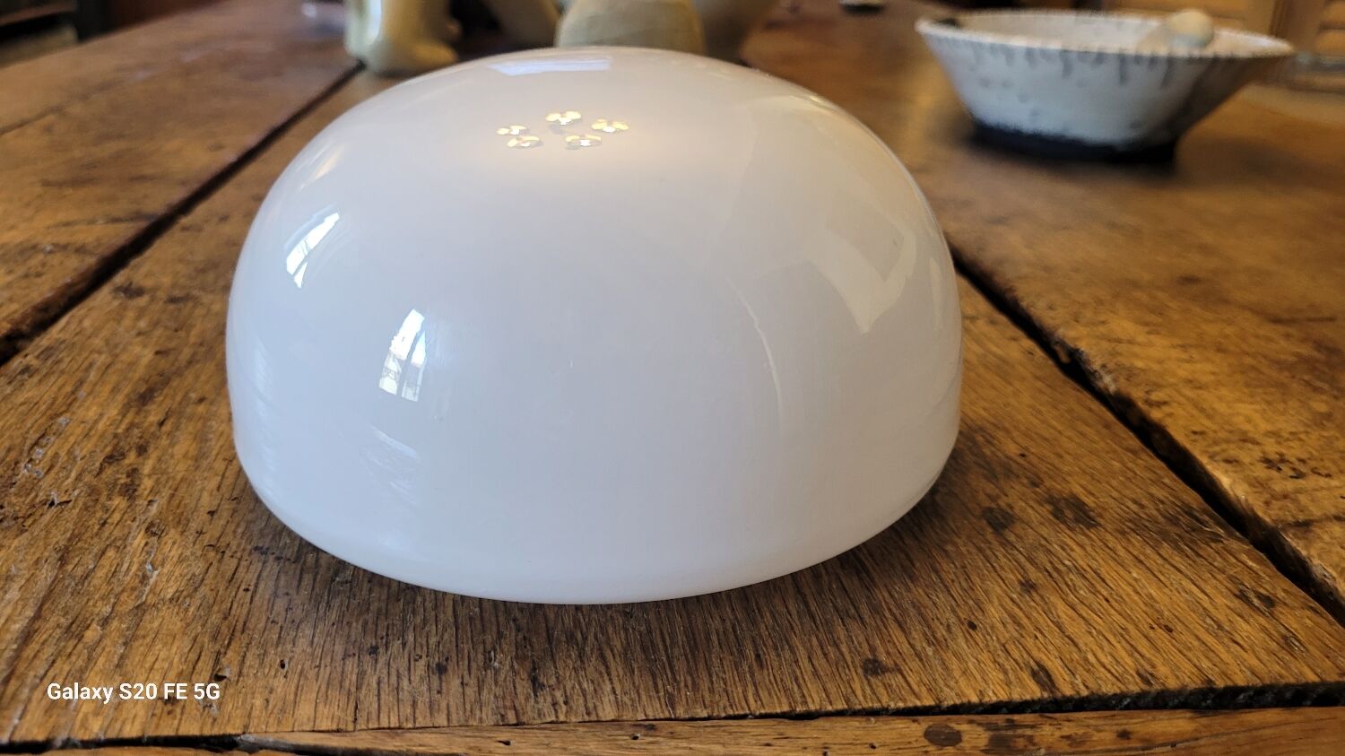 Opaline wall/ceiling light 60's