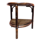 Side table / end table in rattan and cane.