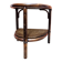 Side table / end table in rattan and cane.