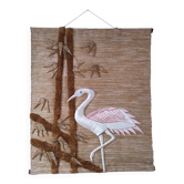 Bird and foliage tapestry stamped from the 70s