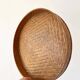 Antique tray made of woven bamboo