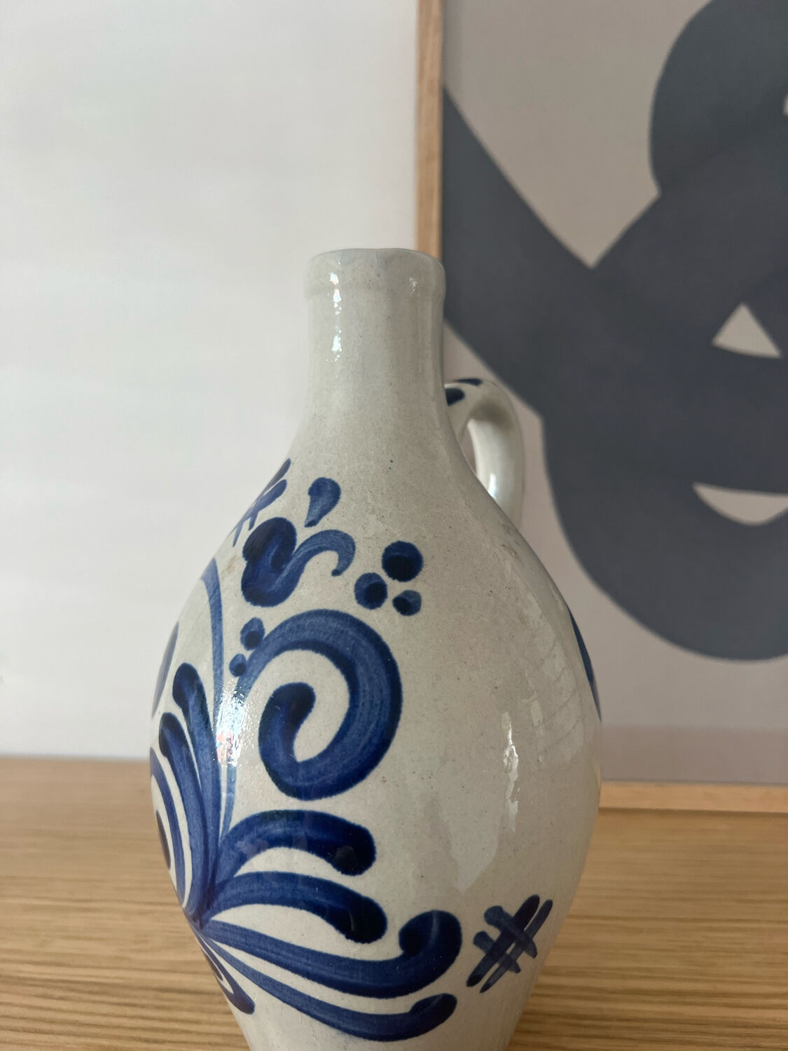 Soliflore or vintage painted vase
