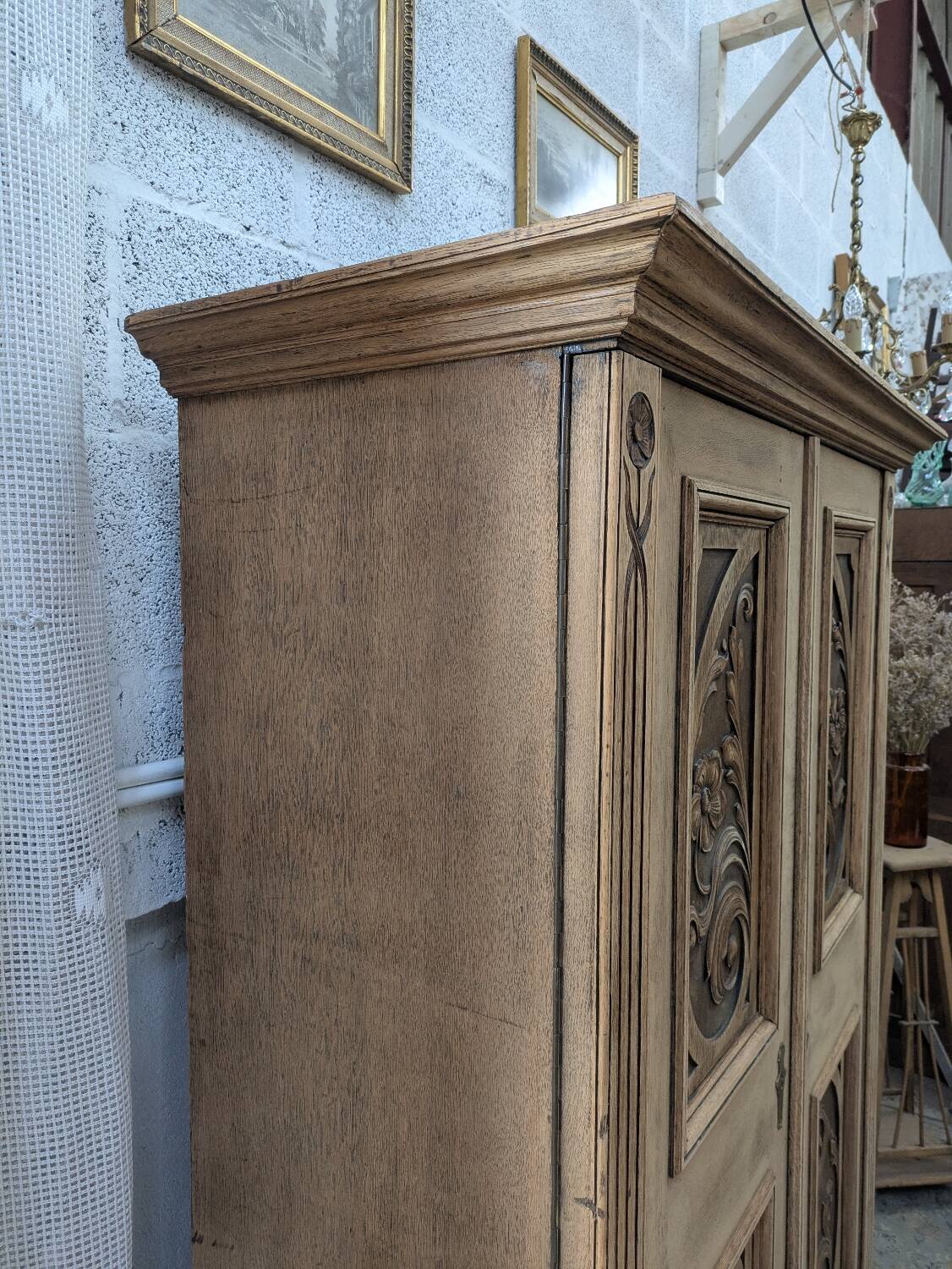 Small antique wardrobe