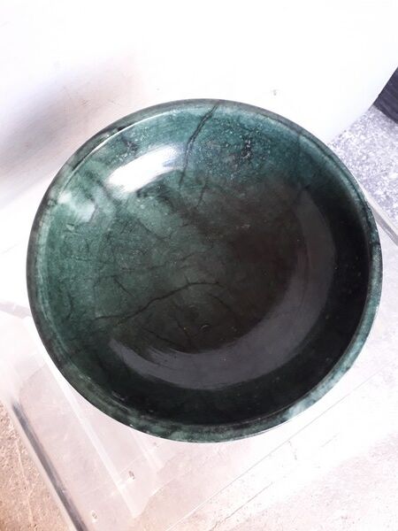 Marble cup center table basket 1970