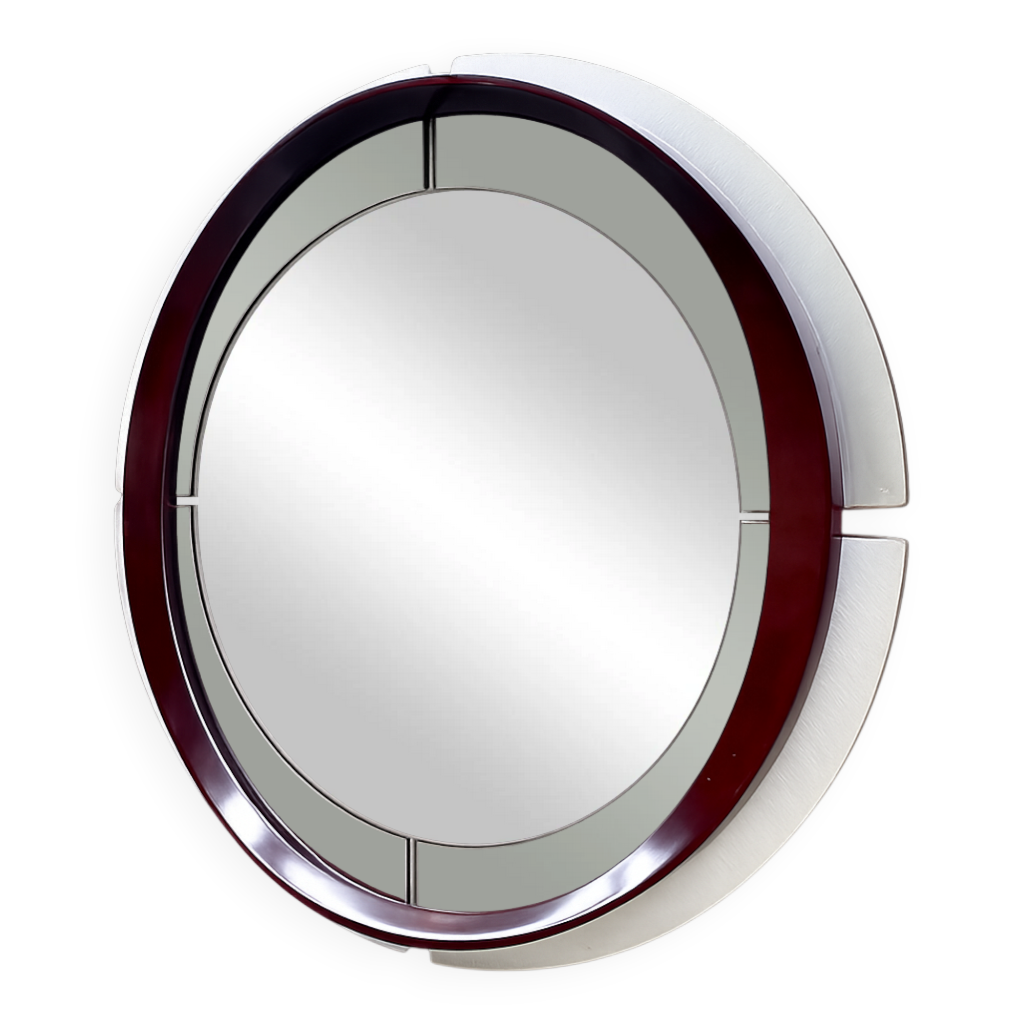 Italian Space Age mirror from the 1970s.