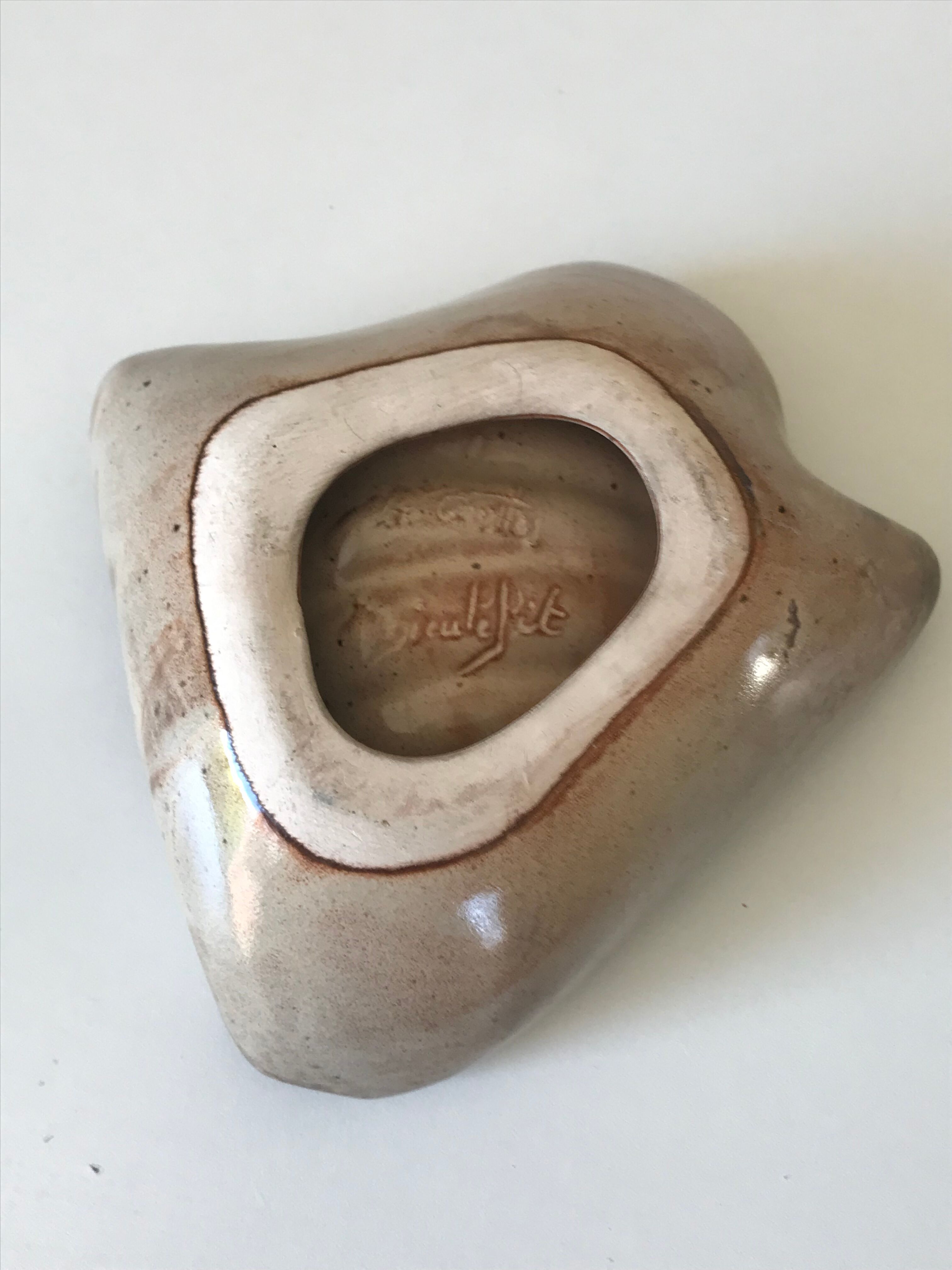 Empty ashtray pocket dieulefit vintage years 60