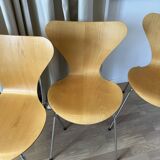 Set of 4 Serie 7 chairs (3107) by Arne Jacobsen / Fritz Hansen