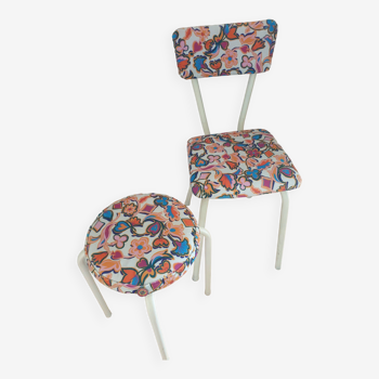 Chair and stool year 50 restyled
