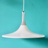 Suspension blanche vintage "Jeka"Danemark 1970