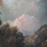 Peinture à l'huile de paysage français du XIXe siècle