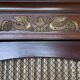 Large antique library from the Empire/Napoleon III period in mahogany and gilded bronze.