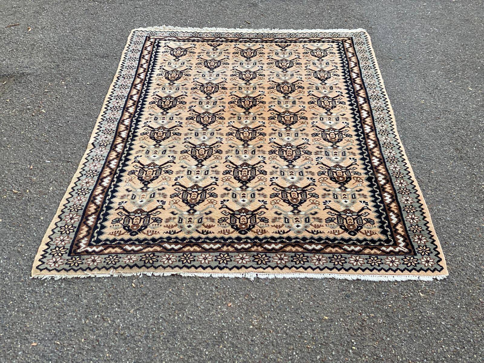 Tapis persan en laine noué à la main 150x250cm