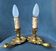 Paire de lampe en bronze style Louis XV