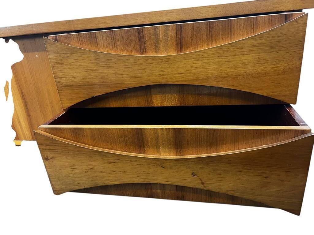XL vintage wooden TV unit / lowboard / sideboard