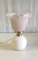 Table lamp in pink opaline glass - mid 20th century.