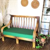 Rattan bench