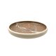 Alvino Bagni, white marbled ceramic centerpiece / vide poche, ca. 1970