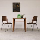 Walnut dining table 1950 Ex Czechoslovakia produced by UP Zavody
