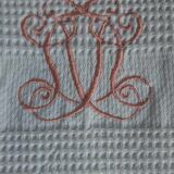 Monogram towels