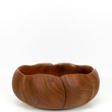 Handmade teak bowl