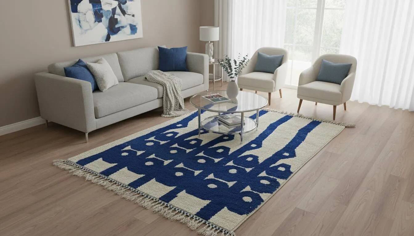 Handmade Berber artisan rug 3x2 m