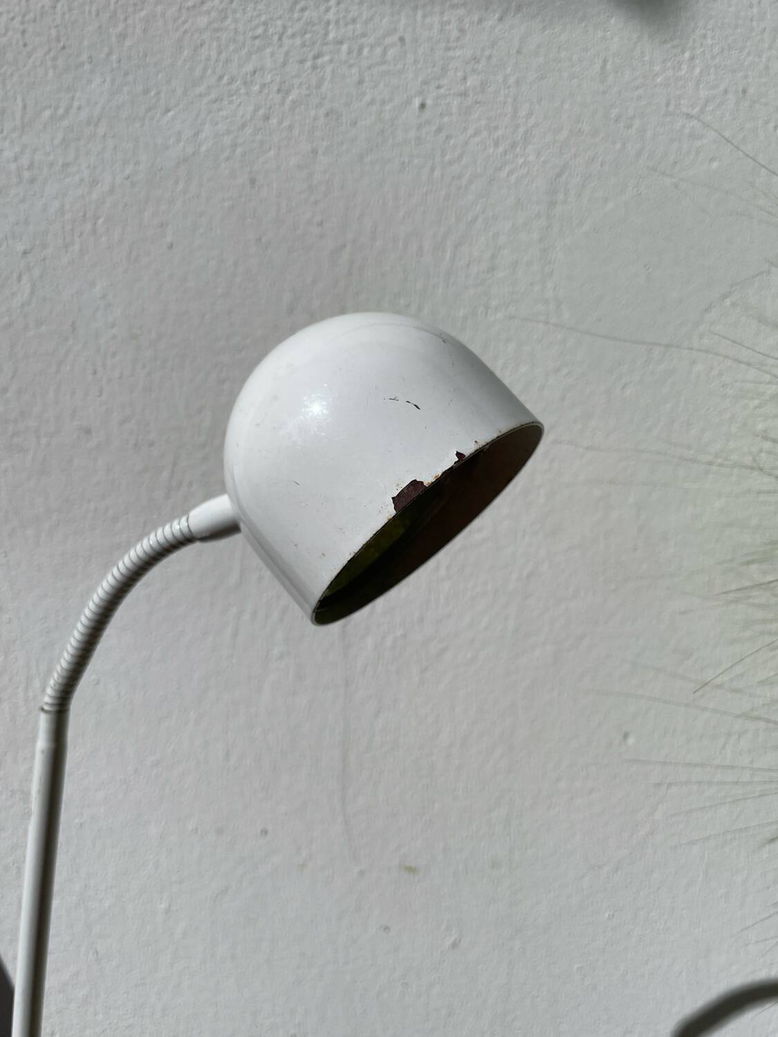 White metal lamp by Brama Italy