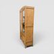Armoire parisienne vitres biseautées chêne blond art déco 1930