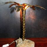 Brutalist palm lamp, 1970.