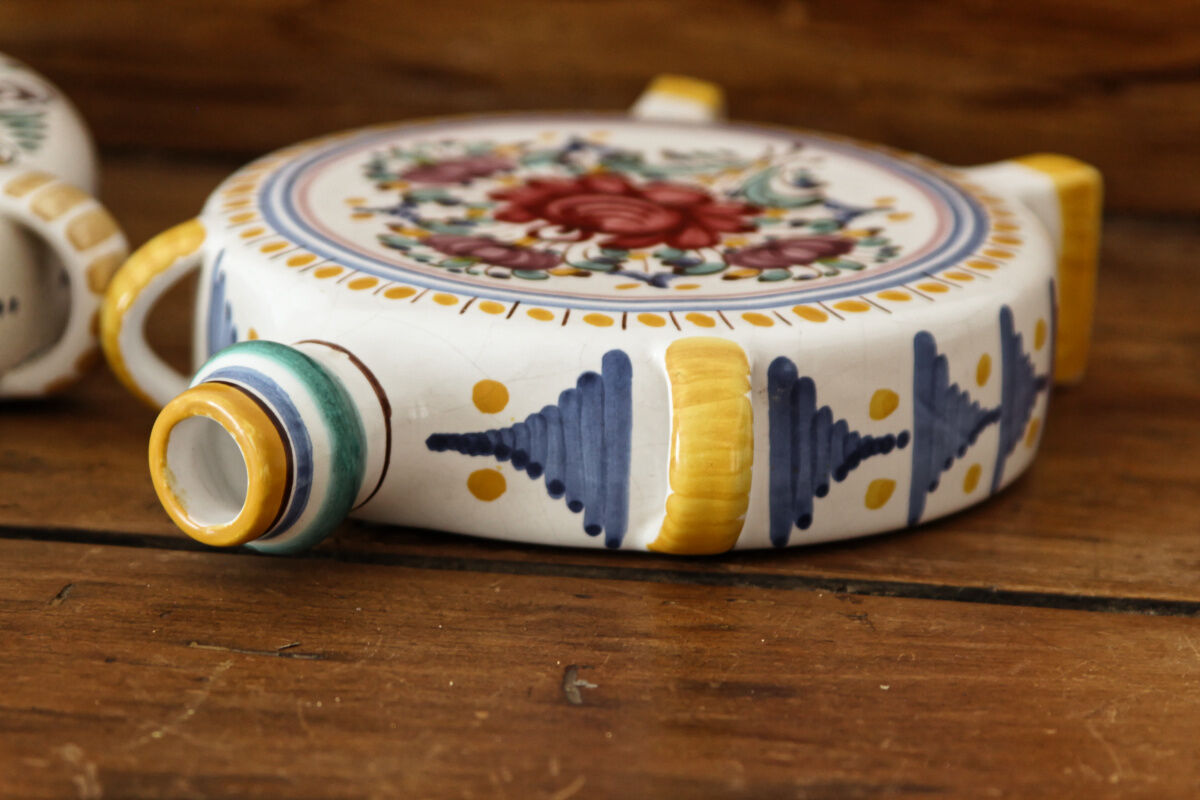 Set of 3 Slovak ceramic soliflores