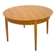 Table à manger ronde extensible Lübke design