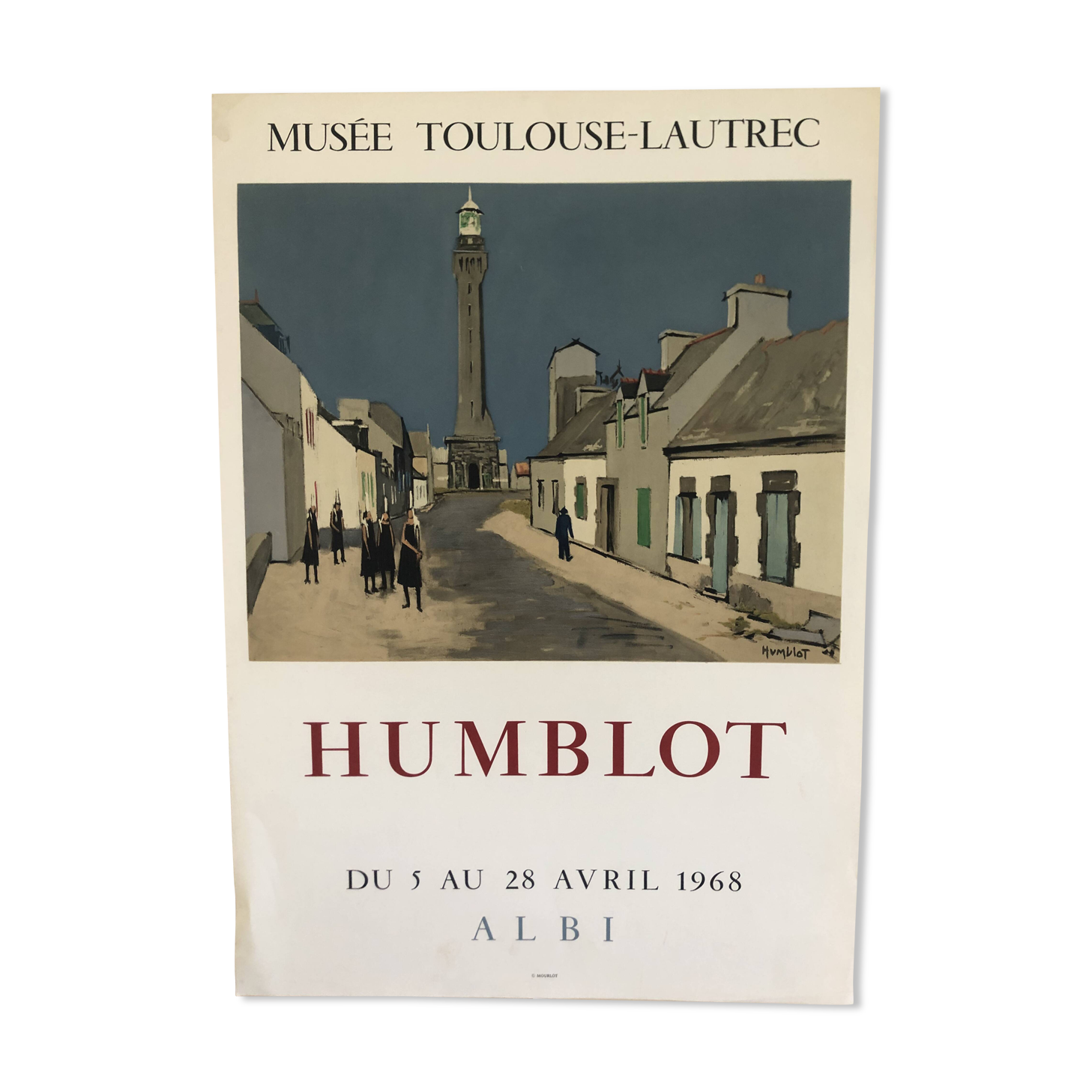 Humblot Poster Toulouse-Lautrec Albi Museum 1968