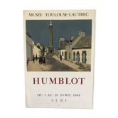 Humblot Poster Toulouse-Lautrec Albi Museum 1968