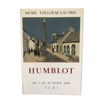 Affiche Humblot Musée Toulouse-Lautrec Albi 1968