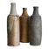 Lot de 3 bouteilles anciennes en grès