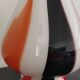 Vintage Italian pop art blown soliflore vase from the 70s in opaline