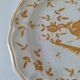 Earthenware plate from Martres-Tolosane, Moustiers decoration, hand-painted.