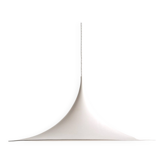 White Semi Maxi pendant lamp by Claus Bonderup & Torsten Thorup, Denmark 1960's