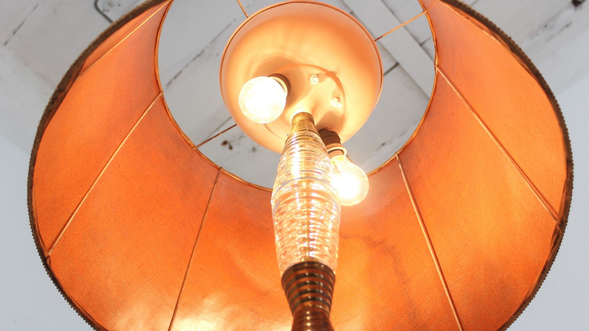 Ercole Barovier cord glass floor lamp 1940s