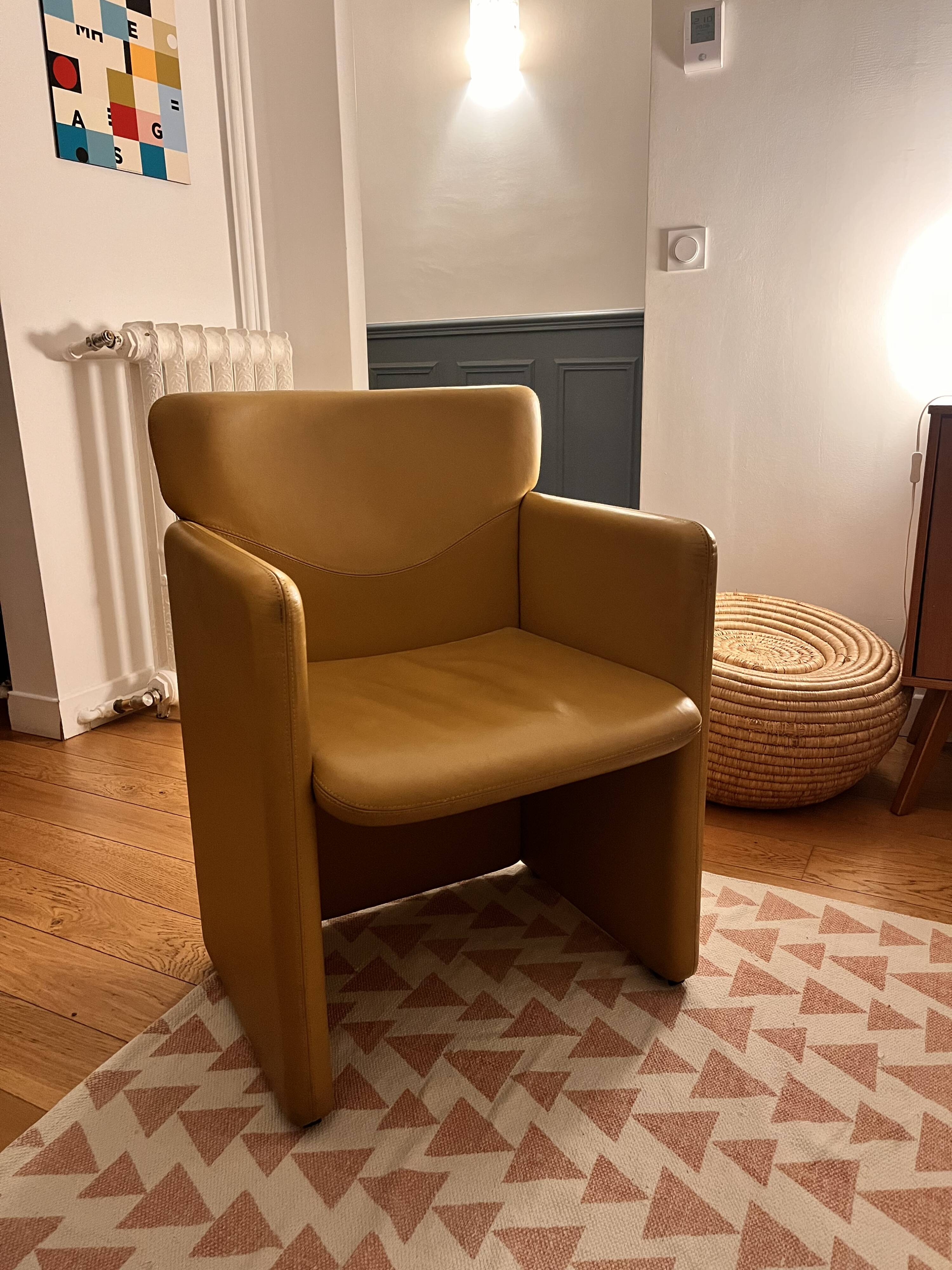 Lot of 2 Tecno Spa S148 Armchairs by Eugenio Gerli