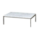 Marble and chrome coffee table, 1970