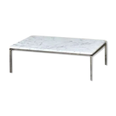 Marble and chrome coffee table, 1970