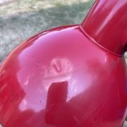 Vintage pantograph wall lamp 1950 red