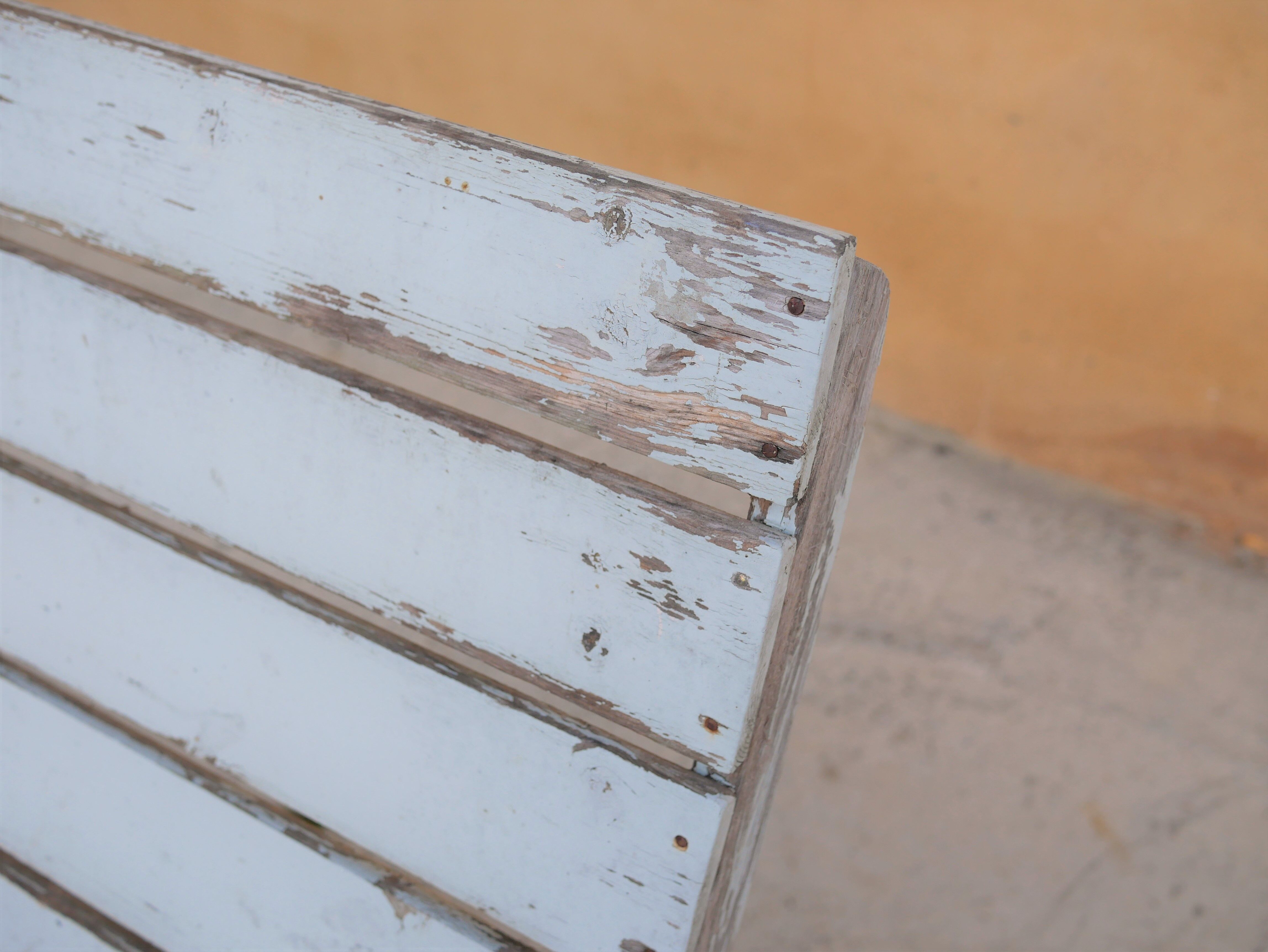 Vintage wooden folding garden chair