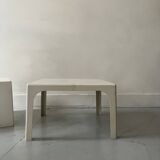 Prisunic coffee table in off-white fiberglass, 1970s design