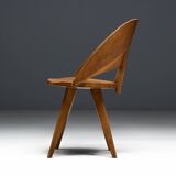 Chaises de salle à manger en contreplaqué, Italie, années 1950