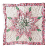 Housse de coussin en patchwork