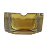 Ashtray glass yellow/orange