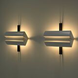 Ensemble de 2 appliques Stria par Ernesto Gismondi pour Artemide, années 1980 Italie.