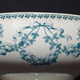 Earthenware salad bowl Sarreguemines model "Mozart"